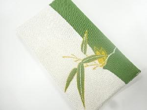 リサイクル　笹模様織出し金封帛紗